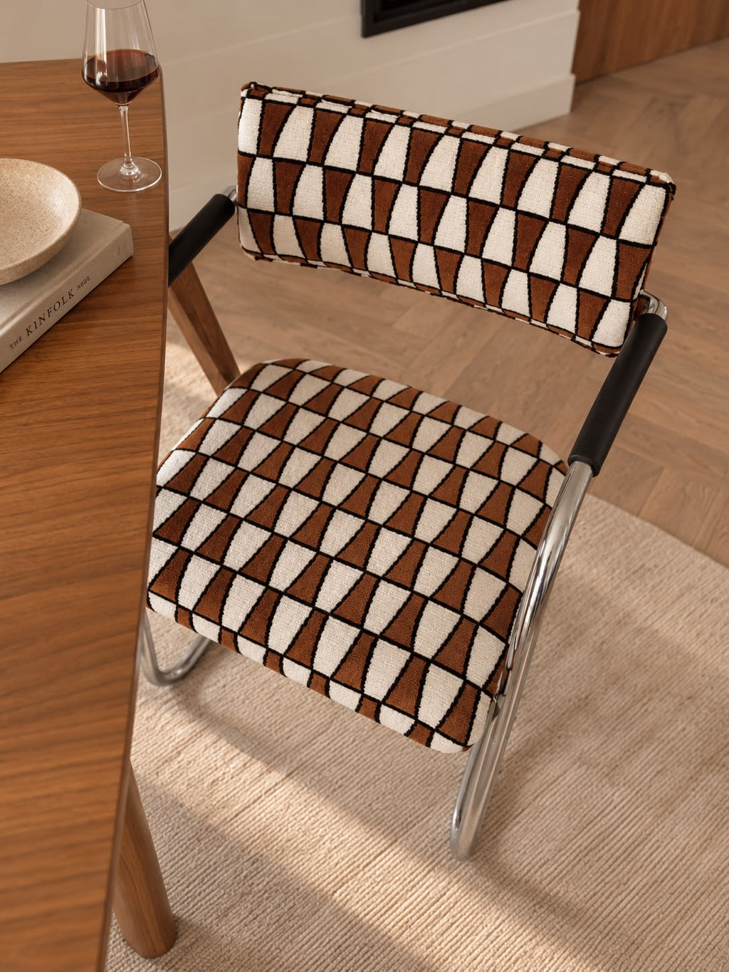 Checker eetkamerstoel