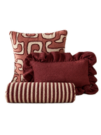 kussenset Bordeaux Éclat